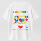 Urbntees Autism Doesn't Come With a Manual It Comes With a Mom Who Never Gives Up T-Shirt