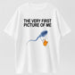 Urbntees The Very First Picture of Me Sperm Beer Funny Organic Cotton Unisex T-Shirt
