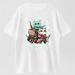 Easily Distracted By Cats & Side Quests RPG Cat Graphic T-Shirt - 100% Cotton