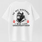 100% Cotton "In My Defense I Was Left Unsupervised" Monkey Graphic T-Shirt