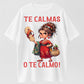 Summer t Shirts Women's Funny Mexican Spanish Mom \"Calm Or I Will Calm You\" Graphic T-Shirt