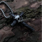 Skeleton Stake Cross Necklace