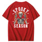 Halloween Spooky Season Funny Skll Pattern  Print 100%Cotton T-Shirt