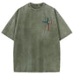 Stand For The Flag Kneel For The Cross 4th Of July Washed T-Shirt