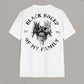 BLACK SHEEP OF MY FAMILY Skull Black Print T-Shirt