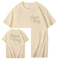 Jesus Is King Pattern  Print Cotton T-Shirt