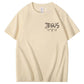 Jesus Forgive Pattern Print 100%Cotton T-Shirt