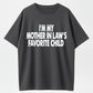 I’m My Mother In Law’s Favorite Child’ Humor T-Shirt – Spark Conversations with Family Jokes