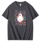 Halloween Boo Boo Boo Ghost Funny Pattern  Print 100%Cotton T-Shirt
