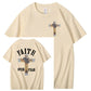 Faith Over Fear  Pattern Print 100%Cotton T-Shirt