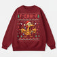 F-Caw-F Chicken Christmas 100% Cotton Sweatshirt
