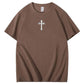 Jesus Is Being Pattern Crew Neck T-Shirt