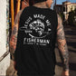 Jesus Made Me A Fisher Mønster Print Vest