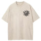 Spooky Island Cartoon Halloween Washed Cotton T-Shirt