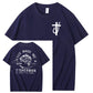 Jesus Made Me A Fisherman Pattern Print 100%Cotton T-Shirt