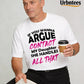 Urbntees If You Wanna Argue Contact My Daughter She Handles It Organic Cotton Unisex T-Shirt