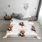 F-CAW-F Funny Rooster Flannel Blanket 320g