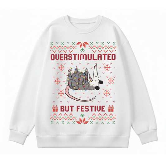 Funny Possum Holiday Sweatshirt