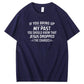 Bring Up My Past  You Should Know That Jesus Dropped The Charges Simple Style  Pattern Print Crew Neck T-Shirt