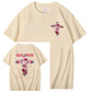 Hard Fought Pattern Print Crew Neck T-Shirt