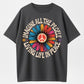 Imagine All the People Living Life in Peace Floral Daisy T-Shirt
