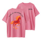 2026 Year of the Fire Horse Chinese Zodiac Flaming Horse Graphic T-Shirt
