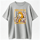 Funny Cat Graphic T-Shirt - Casual Short Sleeve Round Neck Casual Wear Top with Sarcastic Introvert Funny Quote