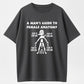 Urbntees Man's Guide to Female Anatomy Funny Sarcastic Organic Cotton Unisex T-Shirt