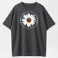 Imagine All The People Living Life In Peace Daisy Peace Sign T-Shirt - 100% Cotton