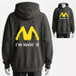 All-New “I'm lovin' it” Fast Food Parody Lowbrow Adult Humor Hoodie