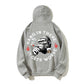 100% Cotton "Hang in There, It Gets Worse" Smoking Ape Hoodie