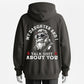Father and Daughter Sarcastic My Daughter and I Talk Sh*t About You Hardcore Hoodie