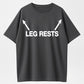 Urbntees Leg Rests Funny Arrow Design Organic Cotton Unisex T-Shirt