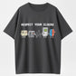 100% Cotton "Respect Your Elders" T-Shirt – Retro Gaming Evolution Tee