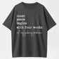 Inner peace begins with four words - funny quote t shirt