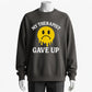 Humorous Therapy Meme Hoodie – 'My Therapist Gave Up' Melting Smileys Design for Sarcastic Personalities