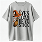 Yes I Can Drive Stick Funny Witch Halloween Graphic T-Shirt