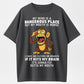My Mind Is A Dangerous Place But My Mouth Is Worse Funny Monkey T-Shirt