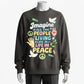 Peaceful Graphic Hoodie – 'Imagine All The People Living In Peace' Design for Positive Vibes