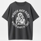 100% Cotton "Whose God Damn White Baby Is This?" Religious Humor T-shirt