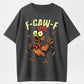 Runaway Chicken F-CAW-F Screaming Graphic Tee