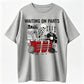 Waiting On Parts Funny Skeleton Auto Mechanic Technician T-Shirt