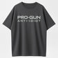 Urbntees Pro-Gun Anti-Idiot Bold Statement Organic Cotton Unisex T-Shirt