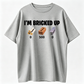 Men's Short-Sleeve Round Neck Soft Streetwear "I'm Bricked Up" Meme Graphic T-Shirt