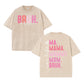 Urbntees BRUH Formerly Known as Mom Vintage Washed Funny Mom Graphic Pure Cotton T-Shirt