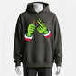 Funny Smoking Grinch Gifts For Christmas Hoodie