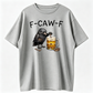 F-Caw-F Funny Crow Drinking Beer Graphic Tee