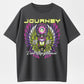 Journey Don't Stop Believin' Print Round Neck Graphic Tee