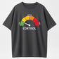 Medium Cortisol Level Funny Stress Gauge Organic Cotton Unisex T-Shirt