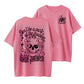 Urbntees Don't Be Part of the Problem Be the Whole Problem Skull Neon Organic Cotton Unisex T-Shirt
